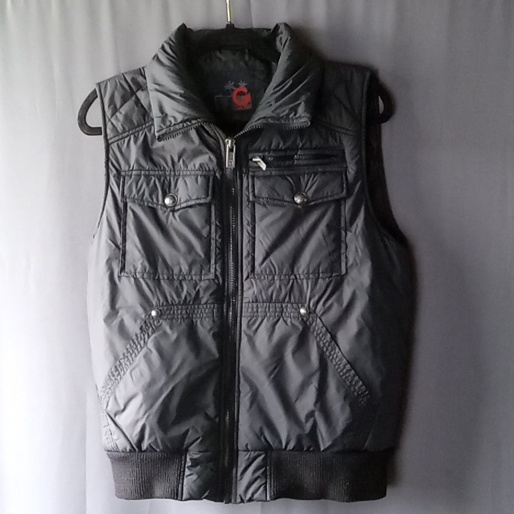 Women's  small Vest jacket G by Guess color black